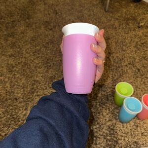 Munchkin Pink and White Toddler Cup